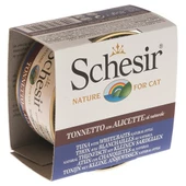 Schesir Cat Ton Ve Ringa Balıklı Pirinçli 85 gr Kedi Konservesi Skt: 07/2027 - 1