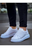 Erkek ayakkabıKB-040  Kuback Beyaz Cilt   Lastikli  Günlük Erkek  Ayakkabı thumbnail 1