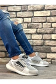 BA0313 Balon Taban Rahat Casual Gri Erkek Ayakkabısı - 3