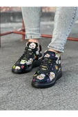 WG501 Siyah Desenli Kuru Kafa Boyalı Erkek Casual Ayakkabı thumbnail 1