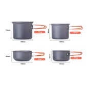 Naturehike 4IN1 Kamp Yemek Pişirme Seti - 1