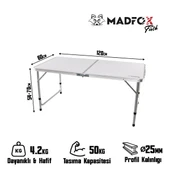 Madfox Field Katlanır Kamp Masası - 16