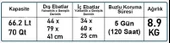 Coleman Xtreme 70 QT Taşınabilir Soğutucu Buzluk 66.2 Lt - 6