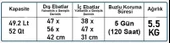 Coleman Xtreme 52 QT Taşınabilir Soğutucu Bızluk 48 Lt - 6
