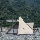 Naturehike Moğol Glamping 4 Kişilik Piramid Çadır - 6