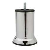 4 Adet Metal Destek Ayağı 10 Cm Krom Mobilya Kanepe Baza Koltuk Ünite Ayakları Metrik 8 Civatalı İnce Diş - 5