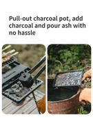 Naturehike Grill Barbecue + Karlanabilir Masalı - 12