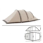 Naturehike Cloud Vessel UPF50+ Snow Skirt 4-6 Kişilik Tünel Çadır - 3