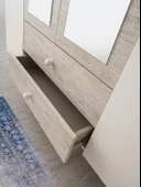 Petra 4 Kapaklı Aynalı Elbise Dolabı Gardrop 160x55x200 - 2