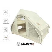 Madfox Bigless Glamping Cotton Inflatable Şişme Çadır [ Baca Çıkışlı ] - 5