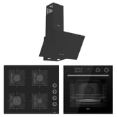 Ferre Fryart&Steamart Sc serisi Siyah 3'lü Ankastre Set ( xe64cs-sc205-d086 ) thumbnail 1