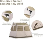 Naturehike Village 5.0 Otomatik Kurulum 4 Kişilik Kamp Çadır - 16