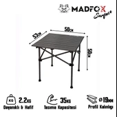 Madfox Surface Küçük Boy Katlanır Kamp Masası - 6
