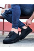 Wagoon Wg028 Kömür Bağcıklı Kalın Taban Casual Erkek Ayakkabı - 2