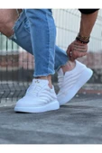 Wagoon Wg094 Beyaz Cilt Erkek Casual Ayakkabı - 4