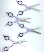 Sgroom 4 Lü Çantalı Makas Set 6,5" Mor - 1