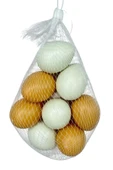 Nettenevime Yapay Yumurta Dekoratif Fake Yumurta 8adet 4beyaz 4Kahverengi thumbnail 1