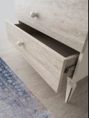 Petra 2 Kapaklı Aynalı Elbise Dolabı Gardrop 120x55x200 - 3