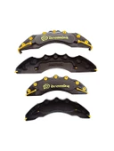 Yağ Hortumlu Kaliper Kapağı Takımı Siyah Sarı - 5