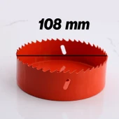 Bi Metal Panç Ø 108 mm Delik Açma Alçıpan Ahşap Pvc Delme Testeresi Adaptörsüz 1 Adet thumbnail 2