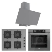 Ferre Fryart Sc serisi Gri 3'lü Ankastre Set ( xe63cpr-sc208-d079 ) thumbnail 1