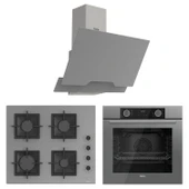 Ferre Fryart Sc serisi Gri 3'lü Ankastre Set ( xe63cpr-sc208-d065 ) thumbnail 1