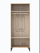 Hazar 2 Kapılı Gardırop Elbise Dolabı 80x47x200cm - 3