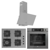 Ferre Fryart&Steamart Sc serisi Wok'lu Gri 3'lü Ankastre Set ( xe64cpr-sc408-d088 ) thumbnail 1