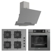 Ferre Fryart&Steamart Sc serisi Gri 3'lü Ankastre Set ( xe64cpr-sc208-d065 ) thumbnail 1