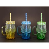 Tekli Cam Kurukafa Kupa Bardak Pipetli - 2