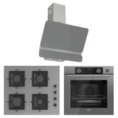 Ferre Fryart&Steamart Sc serisi Gri 3'lü Ankastre Set ( xe64cpr-sc208-d082 ) thumbnail 1