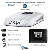 U-Frigo Araç Tavan Park Kliması 24V 21 Amper Gen-13 Exalance Pro (Tır,Kamyon,Kamyonet,İş Makinesi) - 1