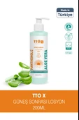 TTO X Aloe Vera Losyon Güneş Sonrası Bakım, Nemlendirici, Ferahlatıcı, Yatıştırıcı 200 ml - 1