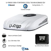 U-Frigo Araç Tavan Park Kliması 12V 50 Amper Gen-11 İntense Cool (Karavan,Araba,Minibüs,İş Makinesi) - 1