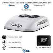 U-Frigo Araç Tavan Park Kliması Çift Fanlı 24V 32 Amper Gen-12 Extensive (Tır,Kamyon,Kamyonet) - 1