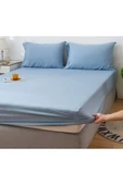 Ranforce Kumaş Lastikli Çarşaf Seti ve Yastık Kılıfı Çift Kişilik 160x200 cm - 1
