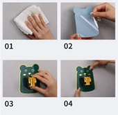 Silikon Ayakkabı Kılıfı Kaymaz Su Kir Geçirmez   L Beden Siyah - 8