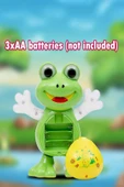 3D Işıklı, Müzikli, Dans Eden Kurbağa Oyuncak - 5