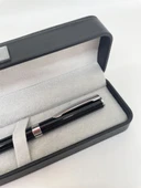 Elegance Series  Deri Kutulu Siyah Roller İmza Kalemi - 2