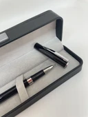 Elegance Series  Deri Kutulu Siyah Roller İmza Kalemi - 4