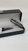Elegance Series Midnight Gleam Deri Kutulu Siyah Roller İmza Kalemi - 3