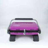 Elis Concept & Dökümix Demir Döküm Granit Lila 1800 W 4-6 Dilim Ev-Sanayi-Büfe Tipi Tost Makinası - 7
