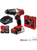 Einhell TE-CD 18/2 Li-i 18 V 2.5 Ah Akülü Darbeli Matkap Seti + 22 Parça Vidalama Set - 1