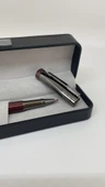 Elegance Series Midnight Gleam Deri Kutulu Kahverengi Roller İmza Kalemi - 3
