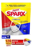 ASPEROX Sparx Bulaşık Makinesi Kapsülü 60'lı X 2 Paket (120 YIKAMA) - 1