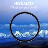 Huawei Watch GT4 46mm PMMA Cam Ekran Koruyucu (Siyah) - 4