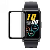 Huawei Watch FİT 3D PMMA Cam Ekran Koruyucu (Siyah) - 1
