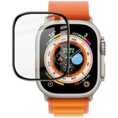 Apple Watch Ultra 49mm 3D PMMA Cam Ekran Koruyucu (Siyah) - 1