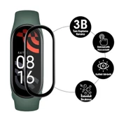 Xiaomi Mi Band 7 3D PET+PMMA Cam Ekran Koruyucu (Siyah) - 2