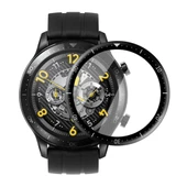 Realme Watch S Pro 3D PC+PMMA Ekran Koruyucu (Siyah) - 1